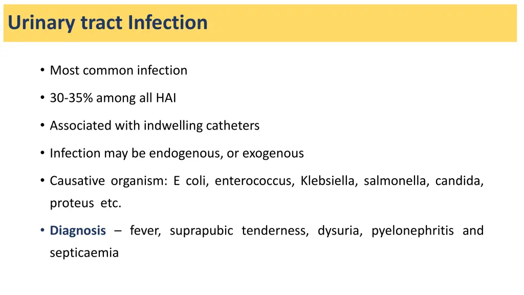urinary tract infection