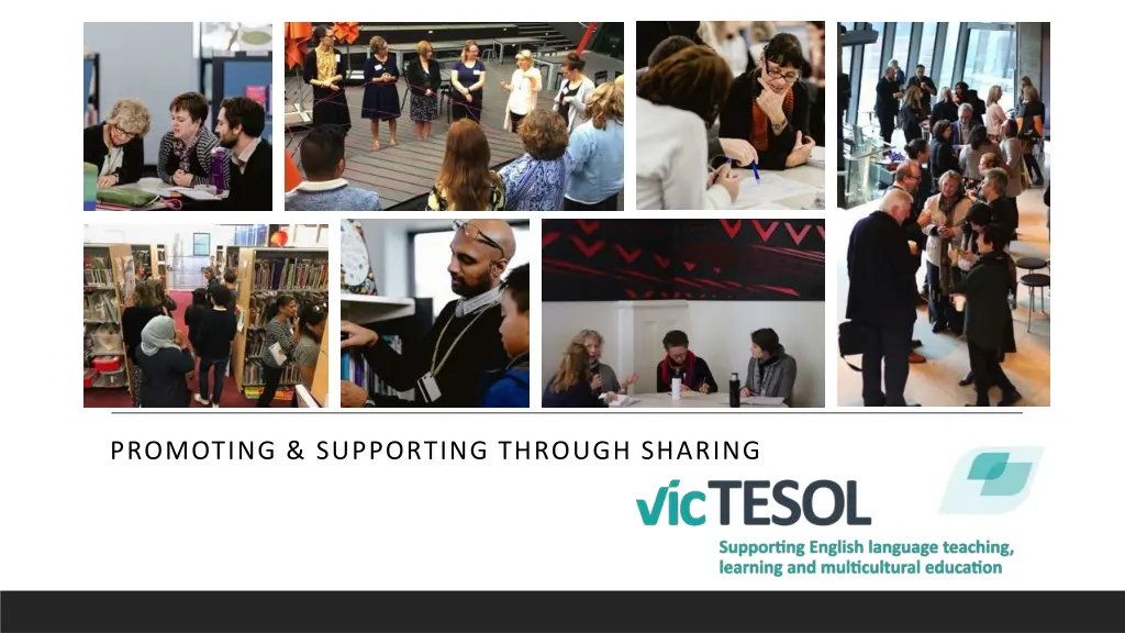 promoting supporting through sharing