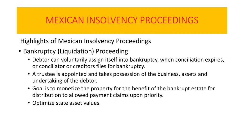 mexican insolvency proceedings 2