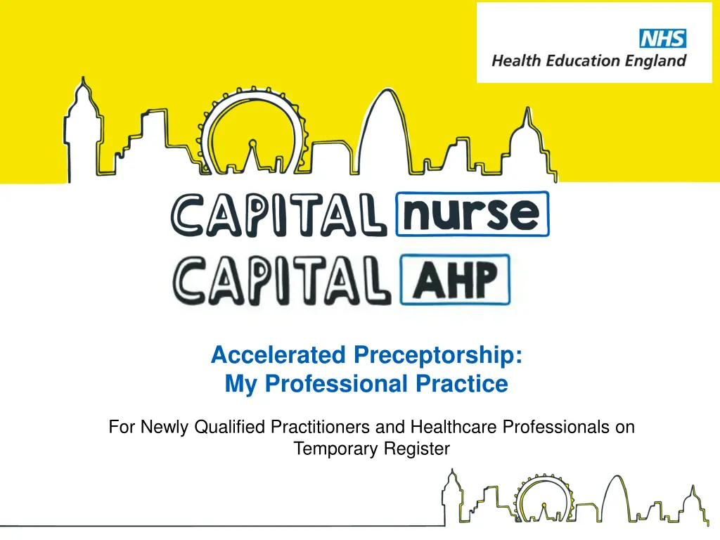 accelerated preceptorship my professional practice