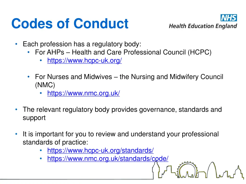 codes of conduct