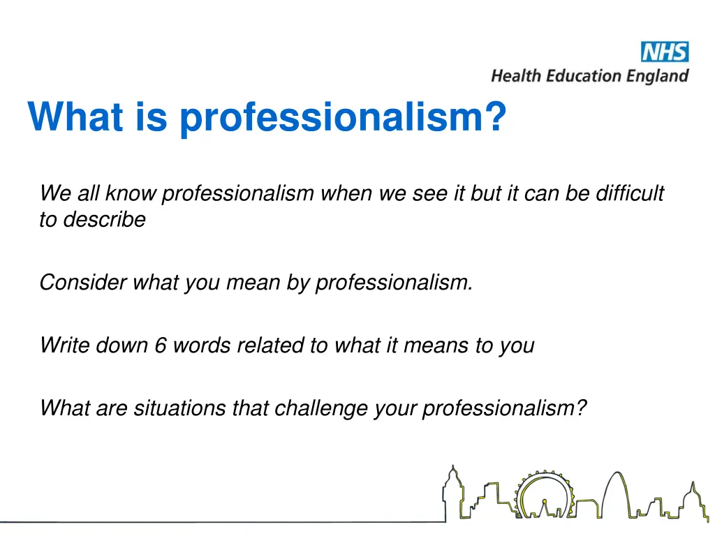 what is professionalism