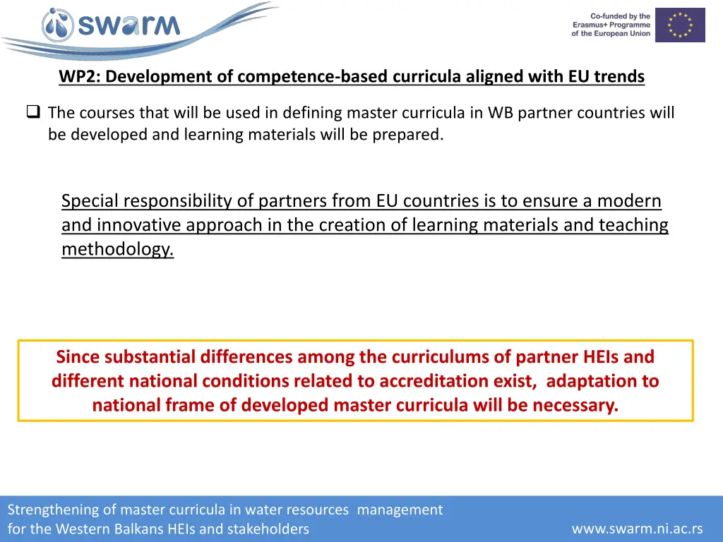 wp2 development of competence based curricula 2