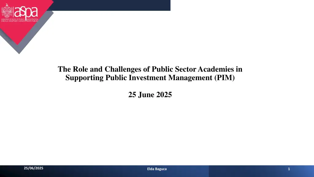 the role and challenges of public sector