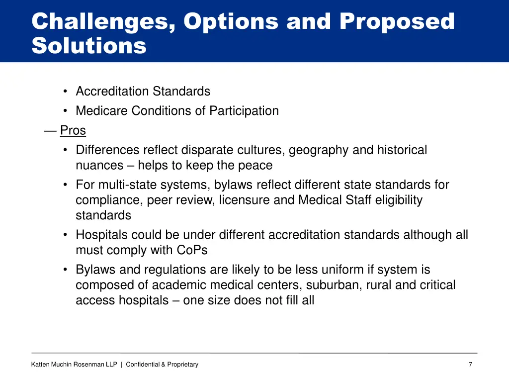 challenges options and proposed solutions 3