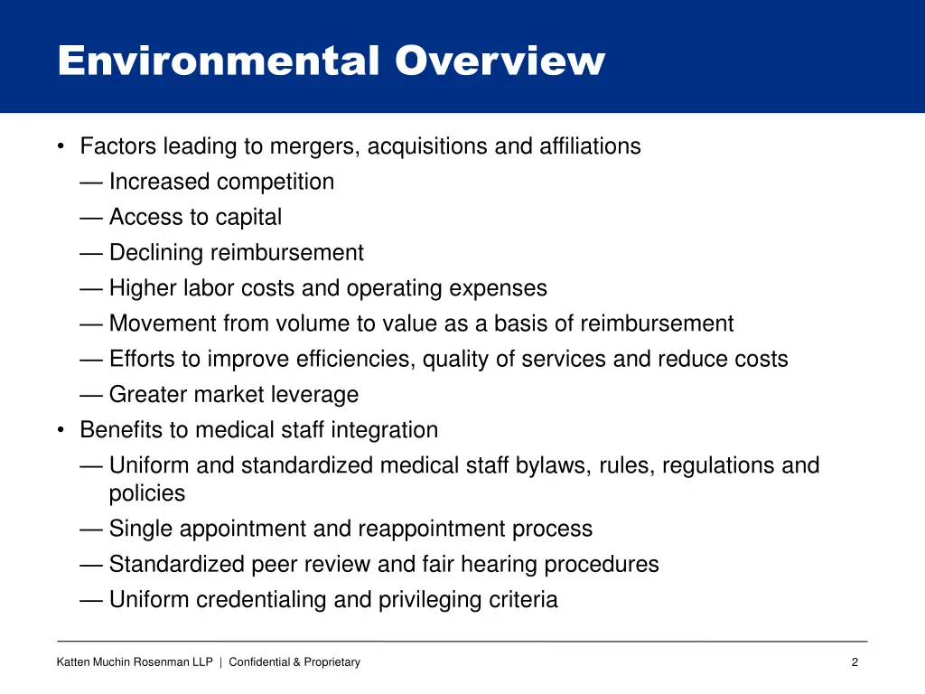 environmental overview