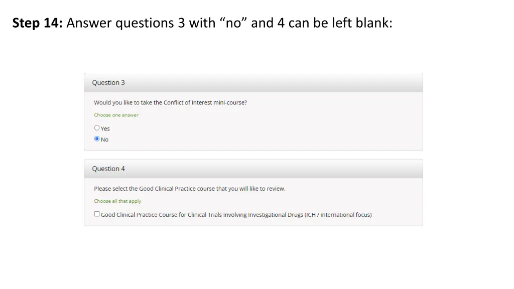 step 14 answer questions 3 with