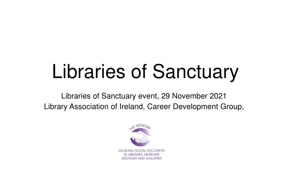 libraries of sanctuary