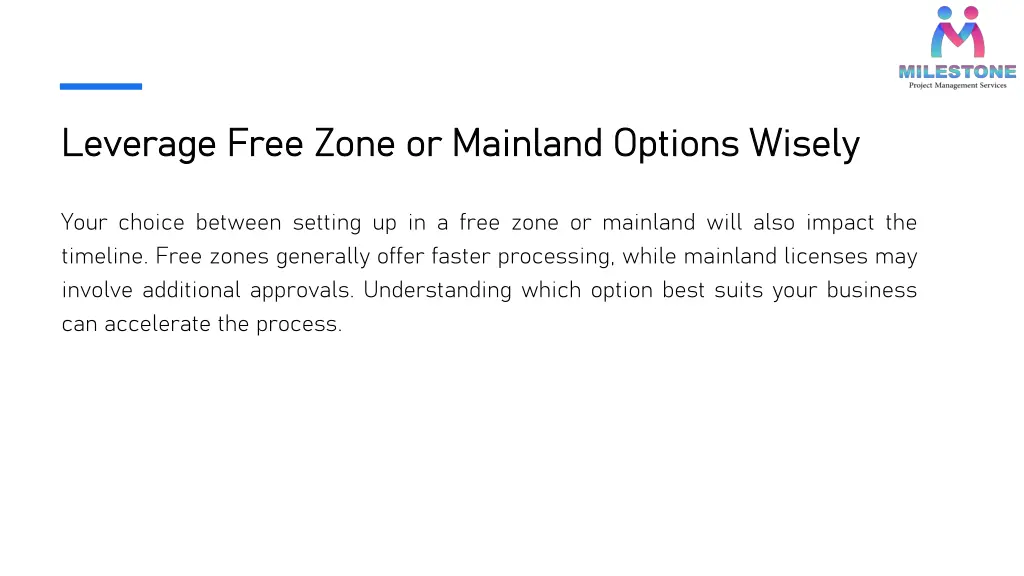 leverage free zone or mainland options wisely