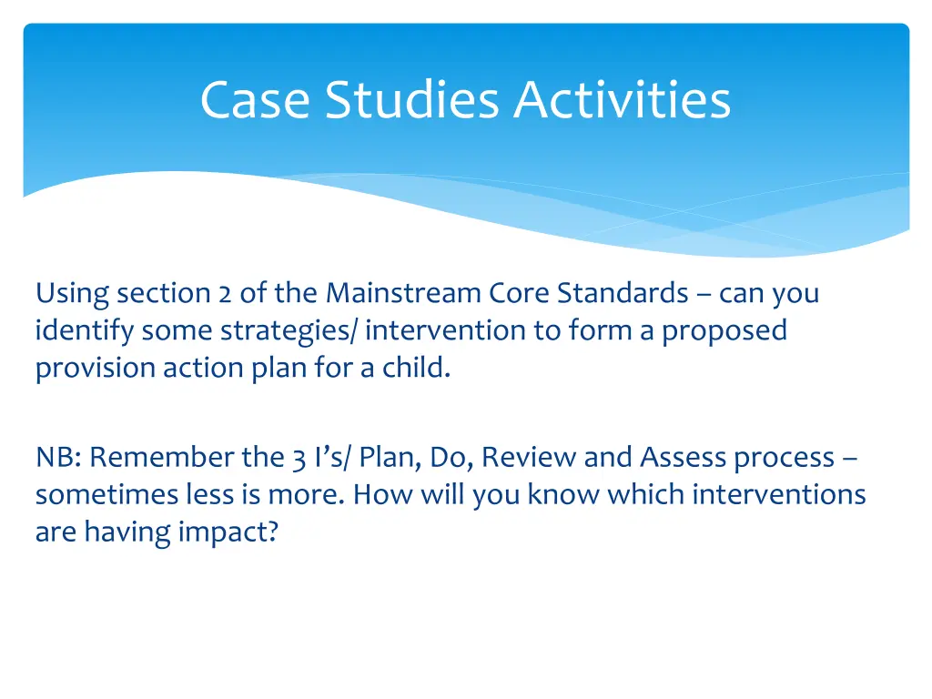 case studies activities