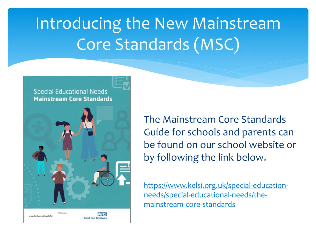 introducing the new mainstream core standards msc