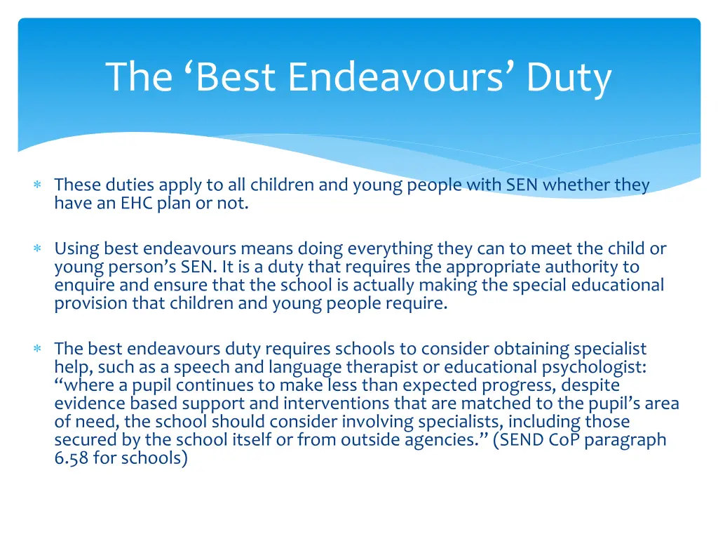 the best endeavours duty 1