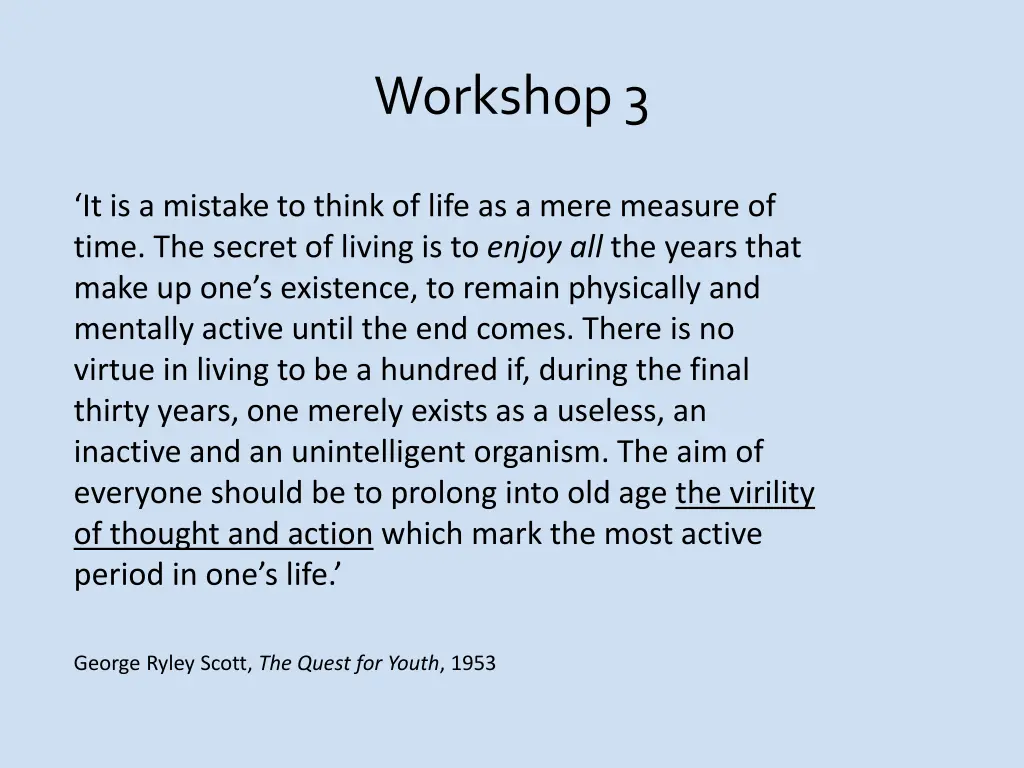 workshop 3 4