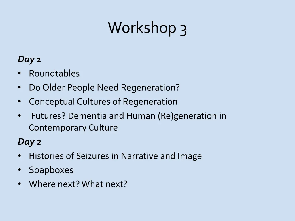 workshop 3 5