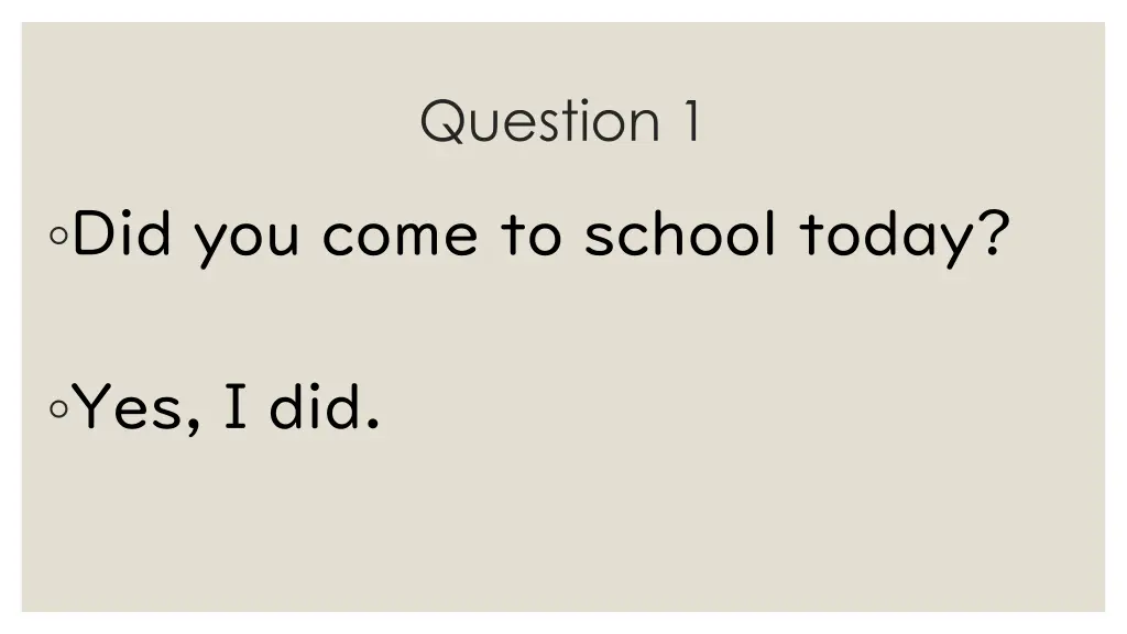 question 1 1
