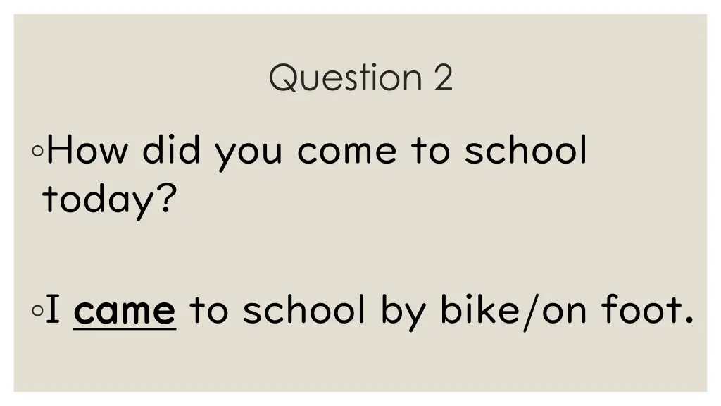 question 2 1