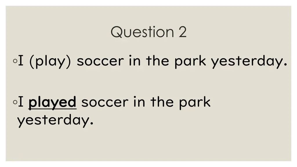 question 2