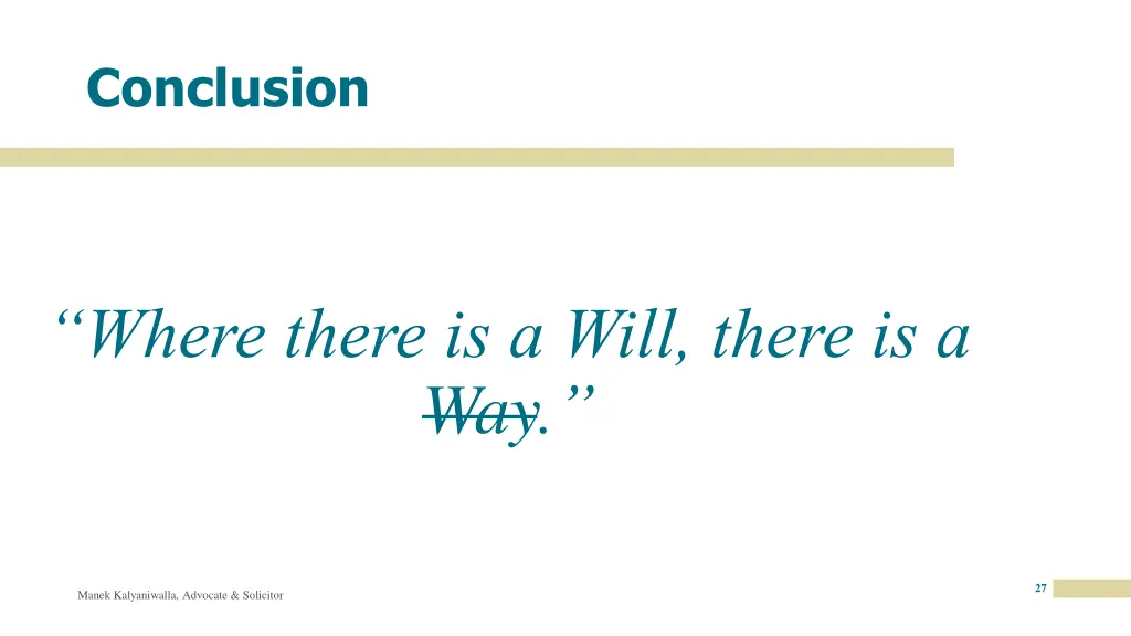 conclusion