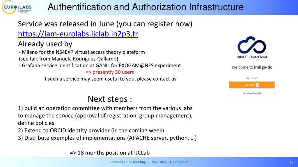 authentification and authorization infrastructure 1