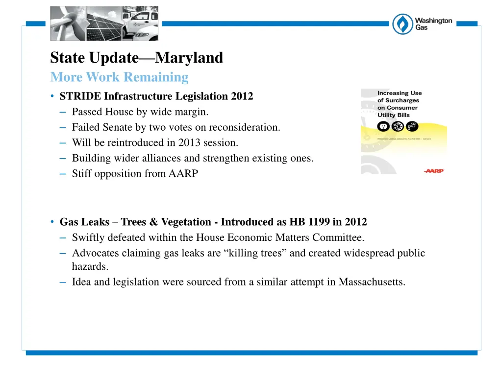state update maryland more work remaining
