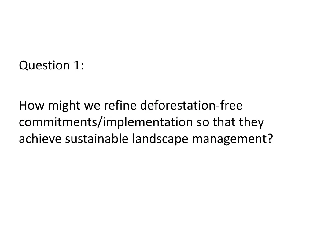 question 1