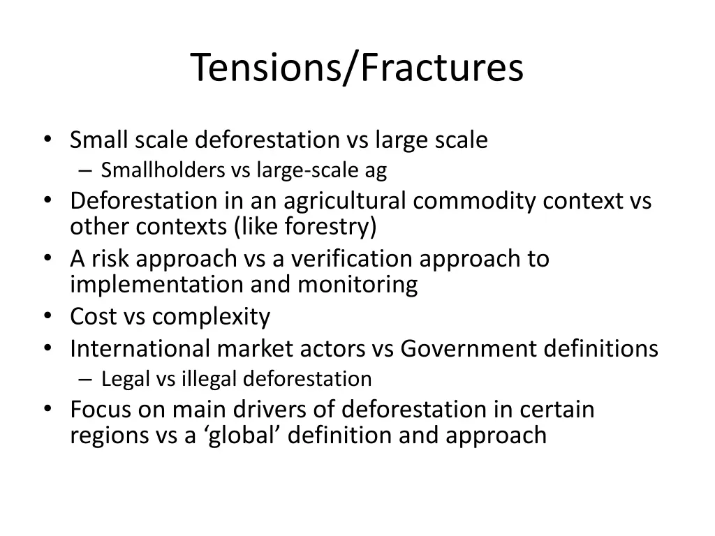 tensions fractures