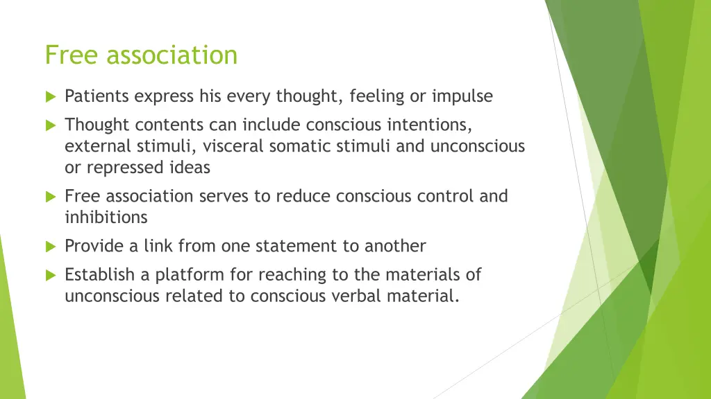 free association