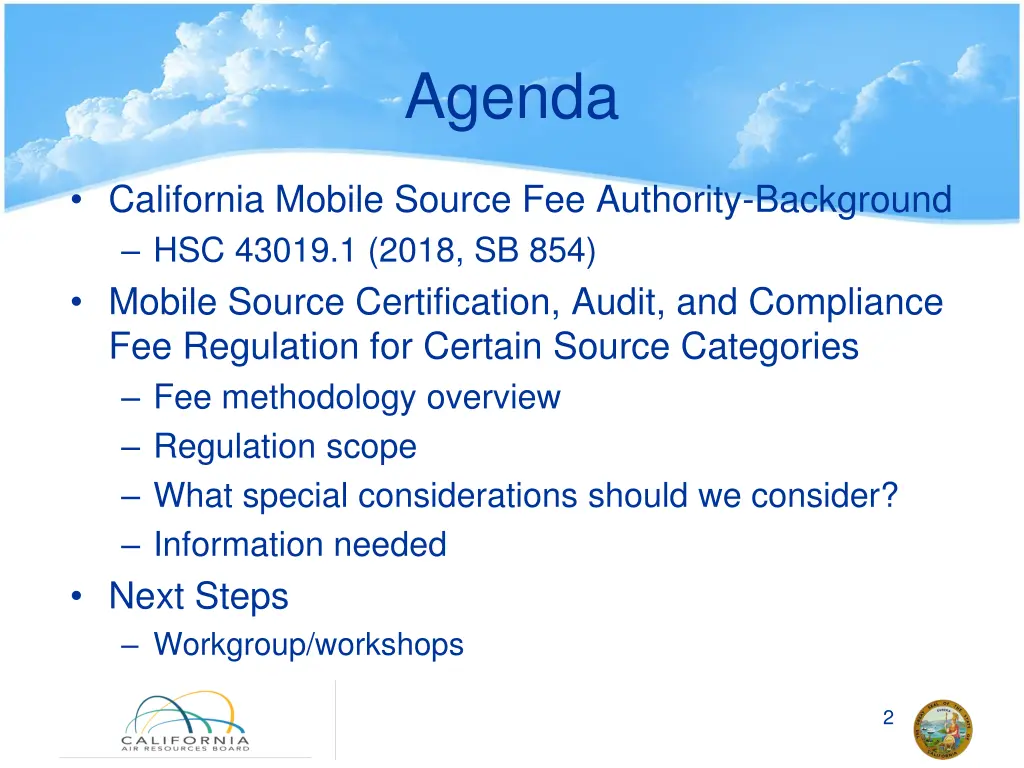 agenda