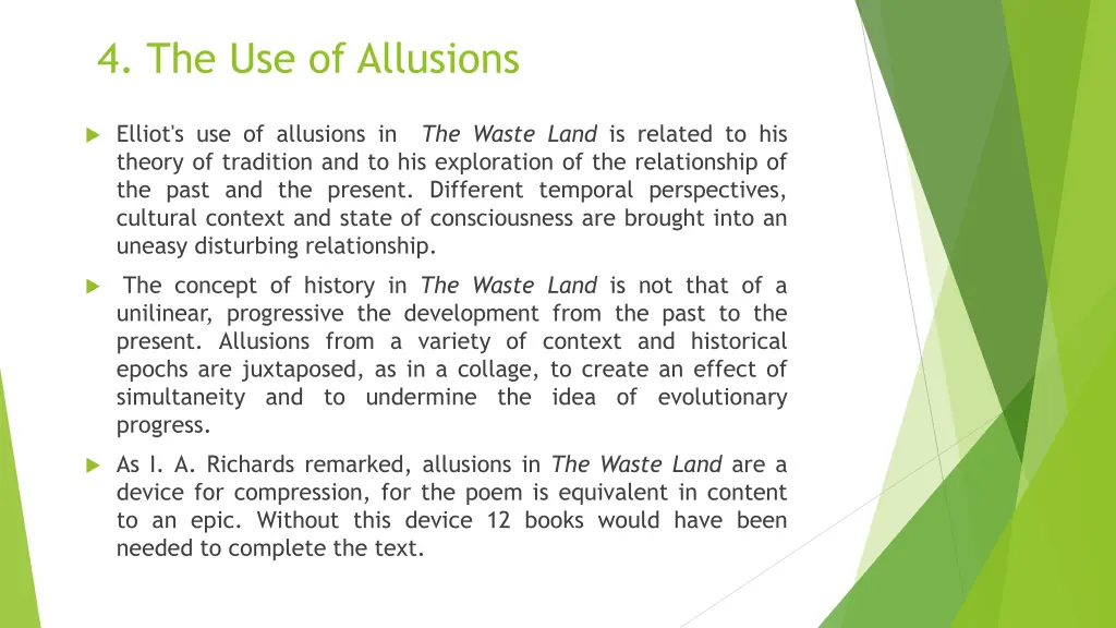 4 the use of allusions