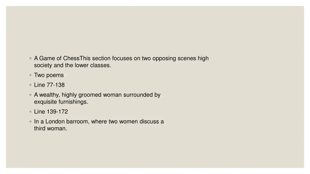 a game of chessthis section focuses
