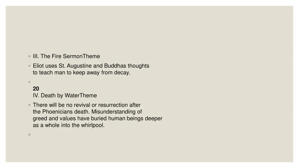 iii the fire sermontheme eliot uses st augustine