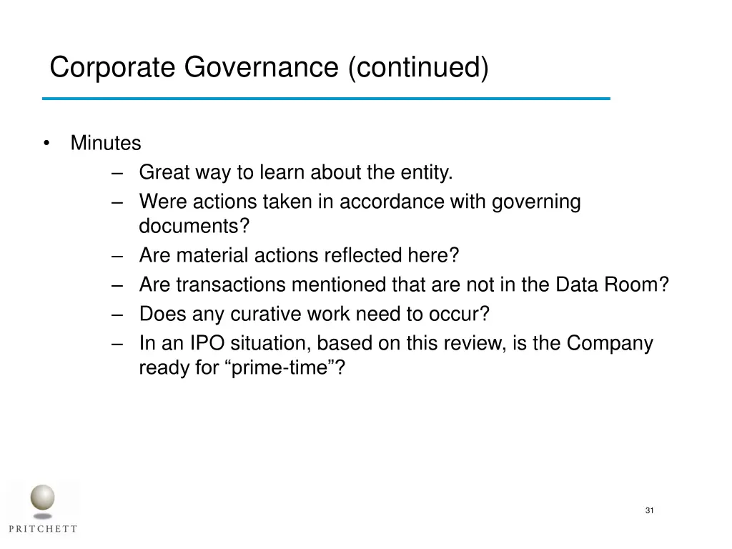 corporate governance continued