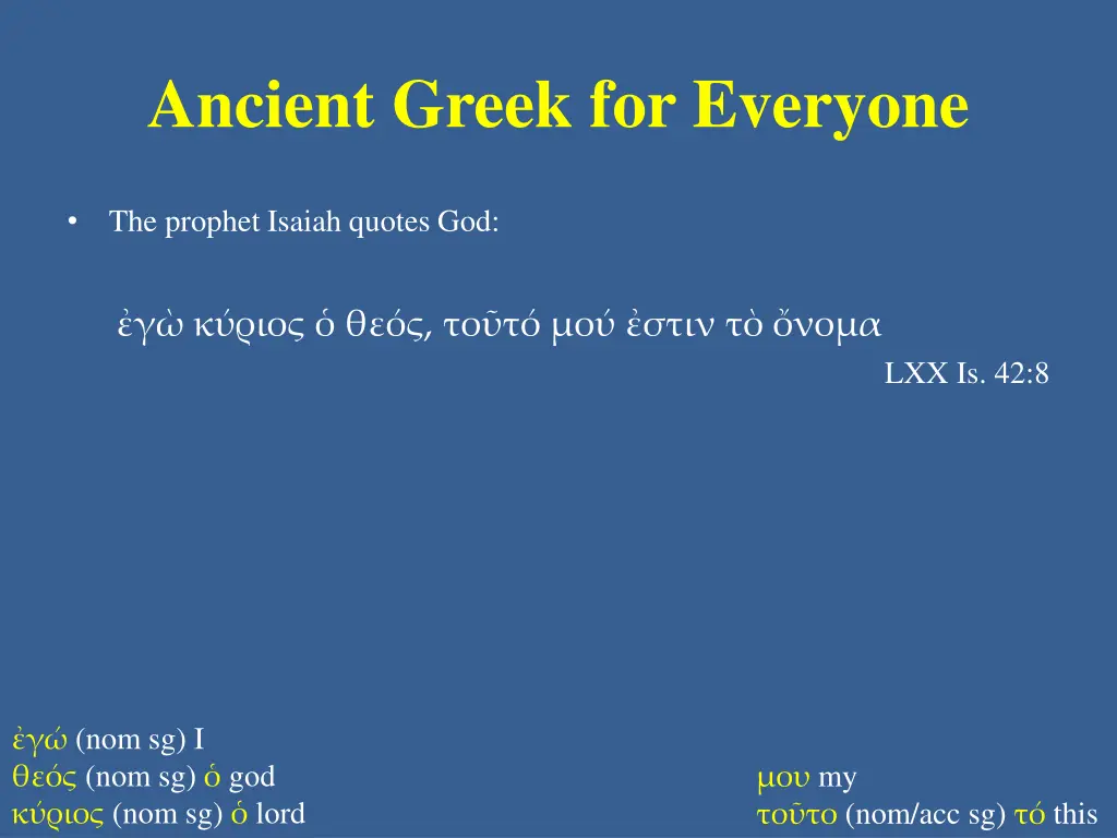 ancient greek for everyone 9