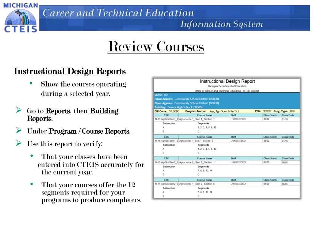 review courses