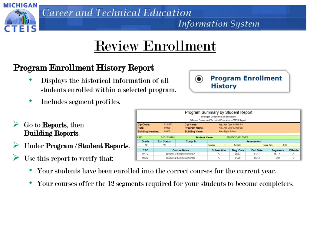 review enrollment 1