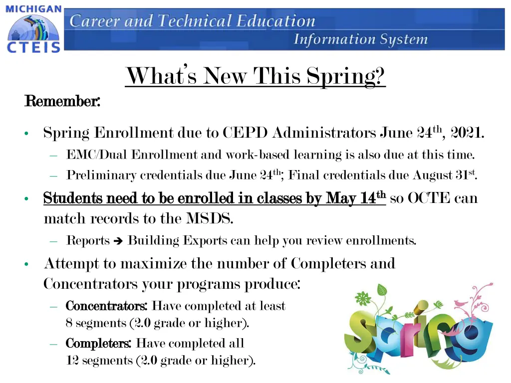 what s new this spring