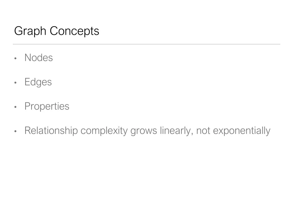 graph concepts