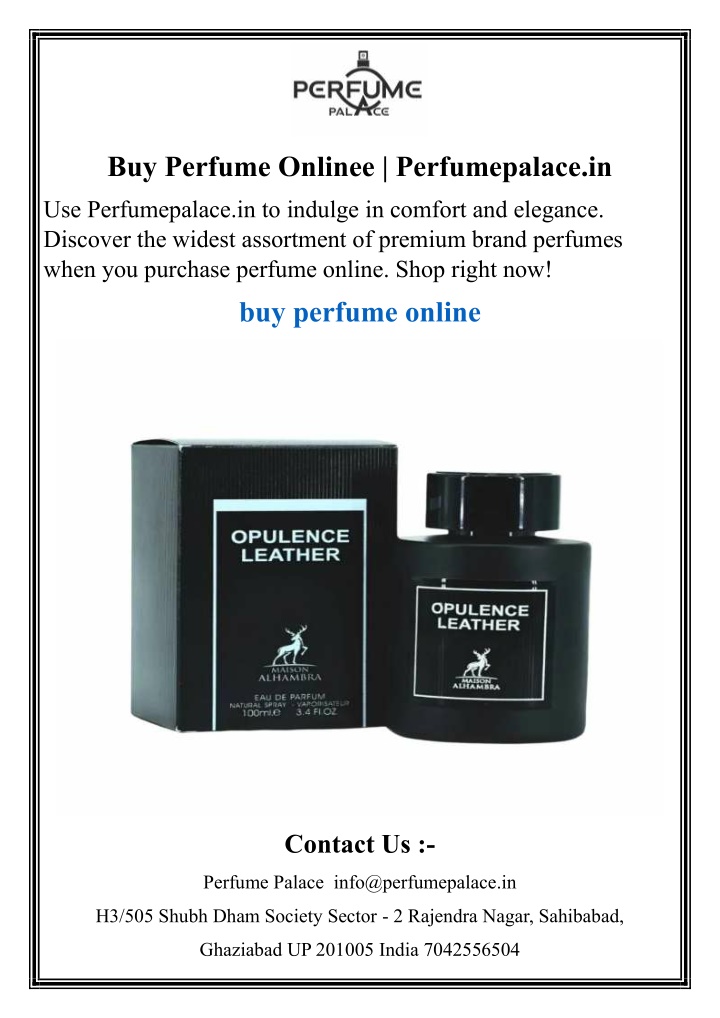 buy perfume onlinee perfumepalace in