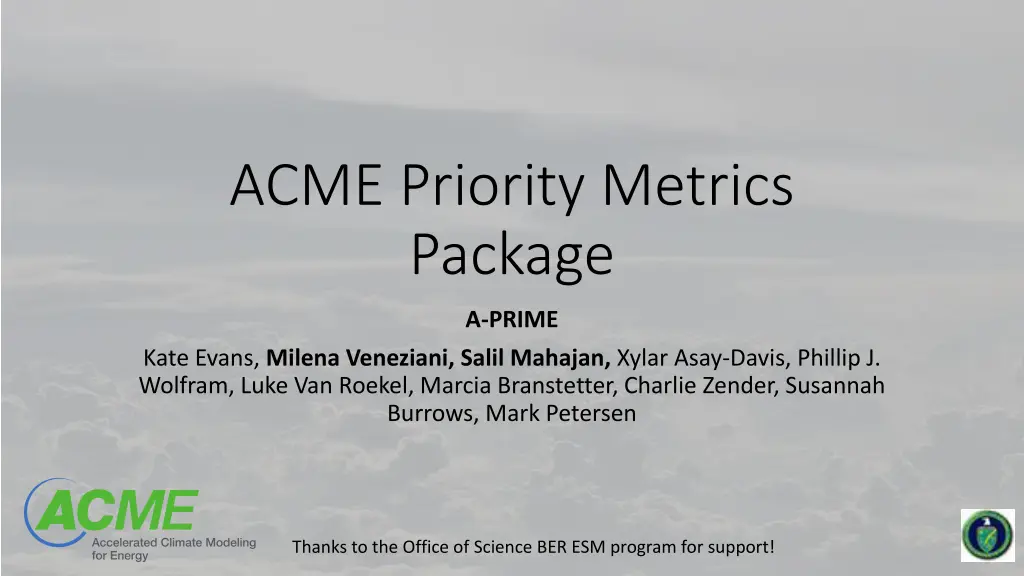 acme priority metrics package