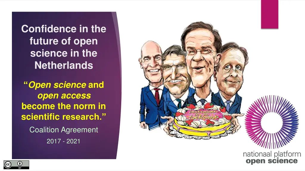 confidence in the future of open science