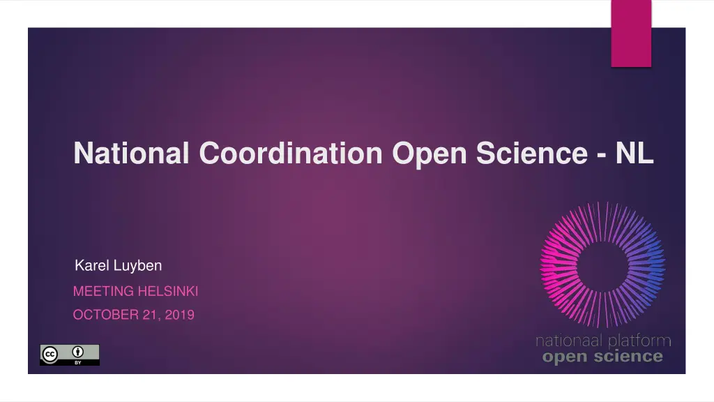 national coordination open science nl