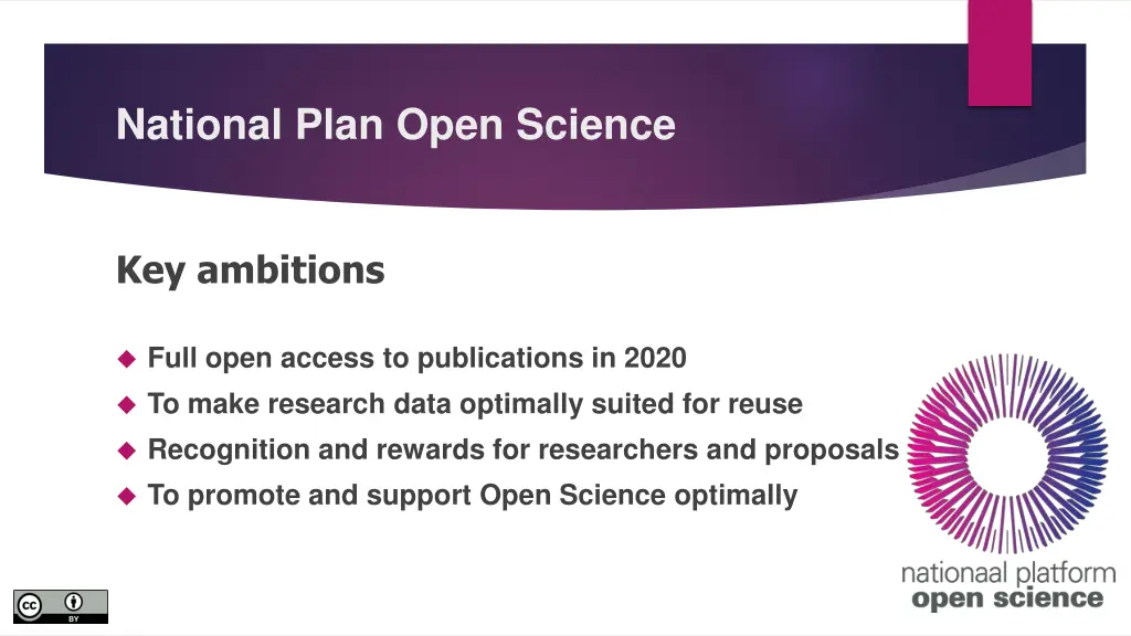 national plan open science