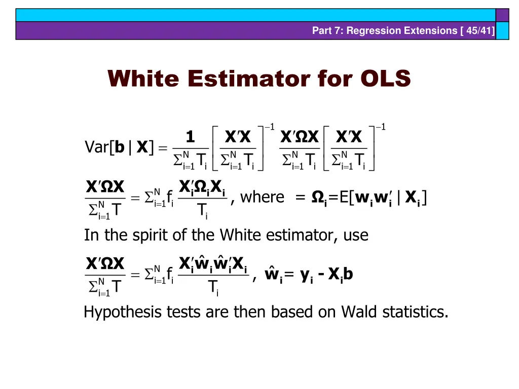 part 7 regression extensions 45 41