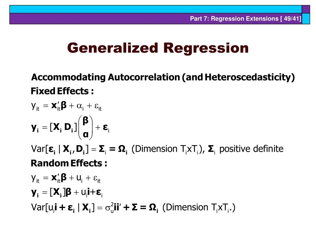 part 7 regression extensions 49 41
