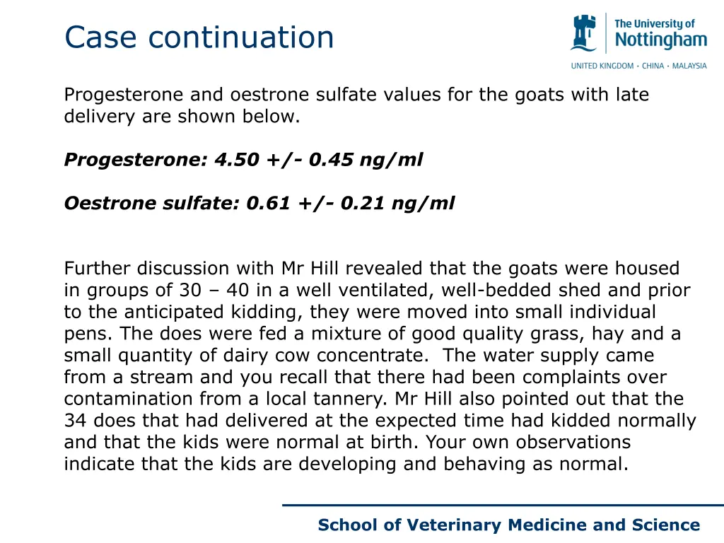 case continuation