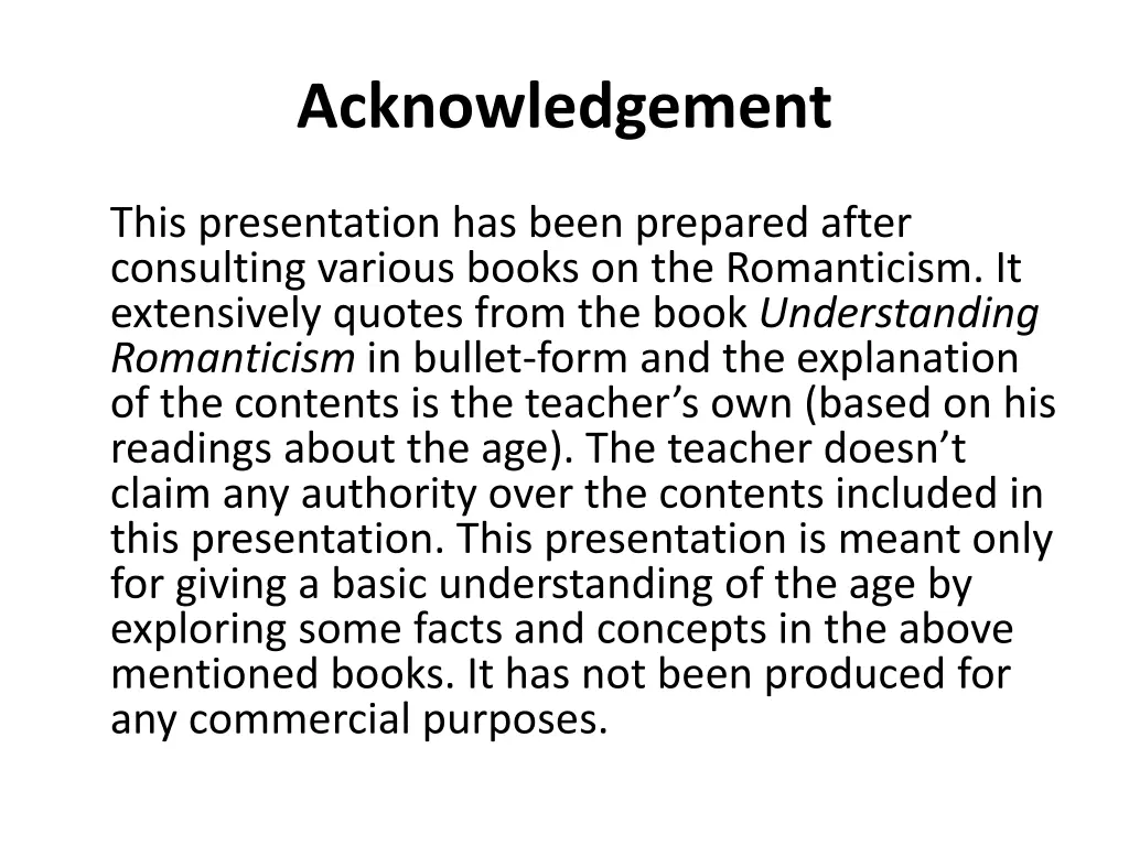 acknowledgement