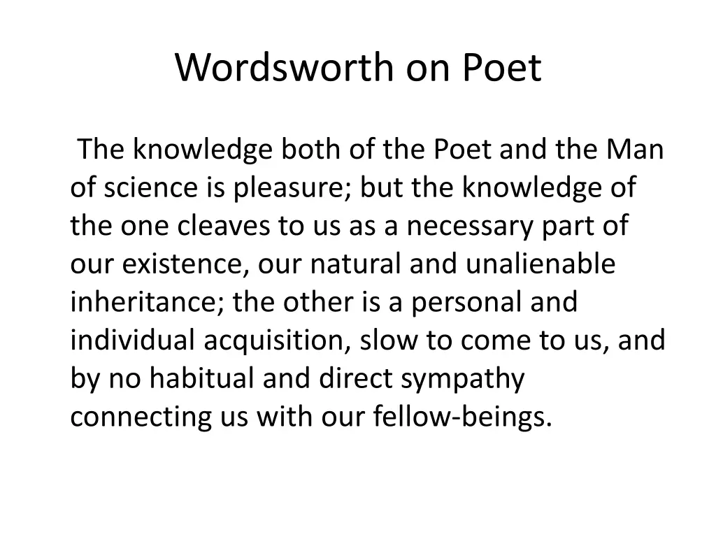 wordsworth on poet 11
