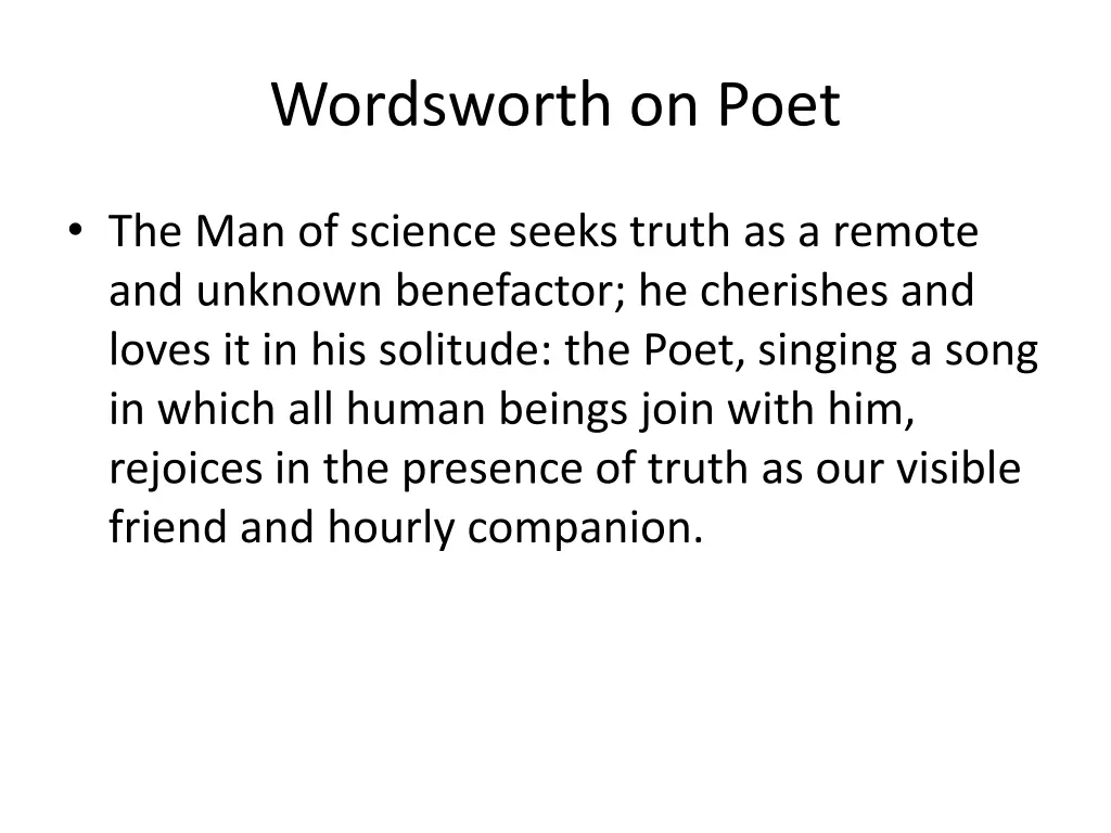 wordsworth on poet 12