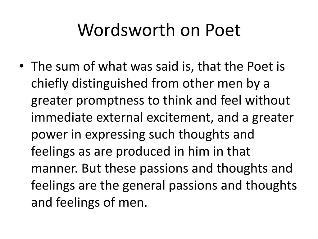 wordsworth on poet 17
