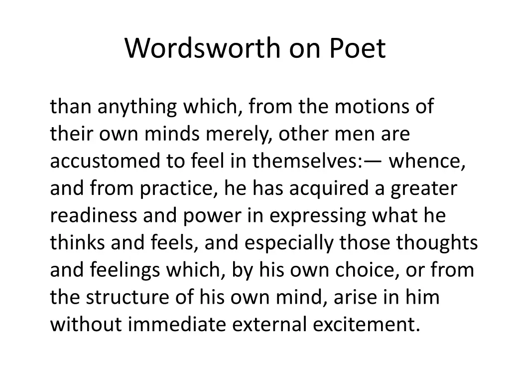 wordsworth on poet 3